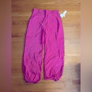 💗PINK CARGOS 💗Athletic Casual Cargo Pants NWT S!!
